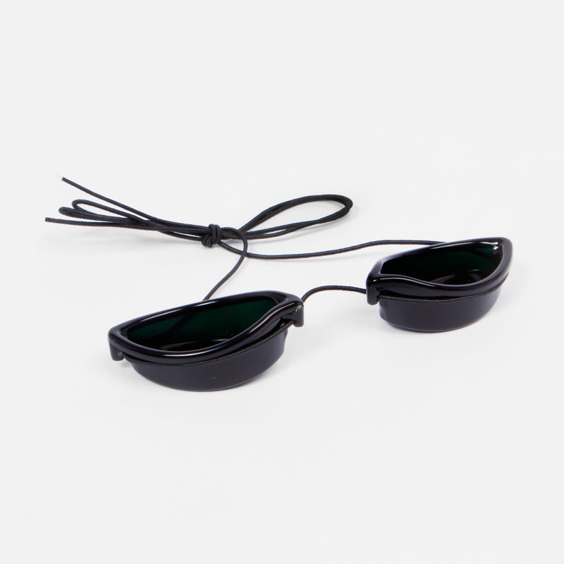 Black Sunbed Goggles | Eye Protection